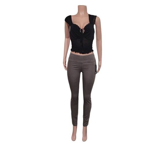 OnlyDenimize Pants - OnlyDenimize Women's Mid-rise Olive skinny ankles pant M